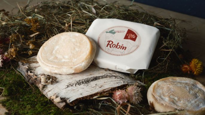 Entlebucher Ziegenkäse mit Rotschmiere. Ein geschmackvoller Ziegenweichkäse mit Charakter. Jetzt im Chäsbueb oder bei Baumann Käse AG kaufen.